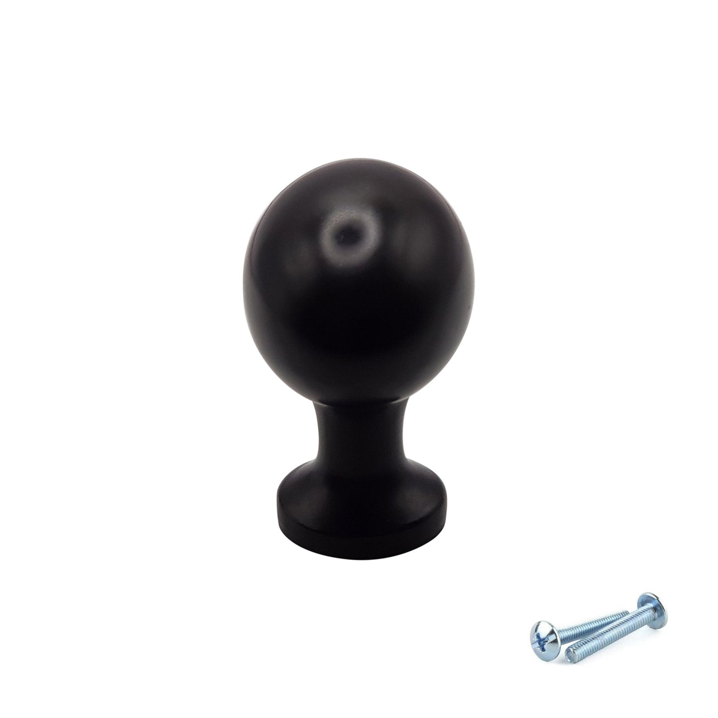 M4TEC Knob Handle Black Doors or Cupboards VG8 Series