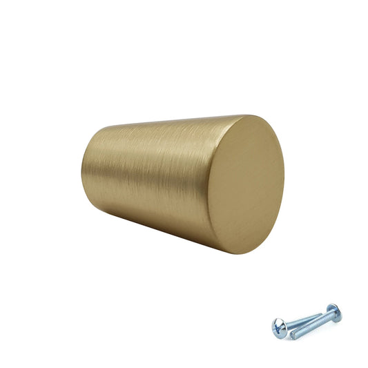 M4TEC Knob Handle Brushed Brass Door, Drawer & Cupboard VF5 Series
