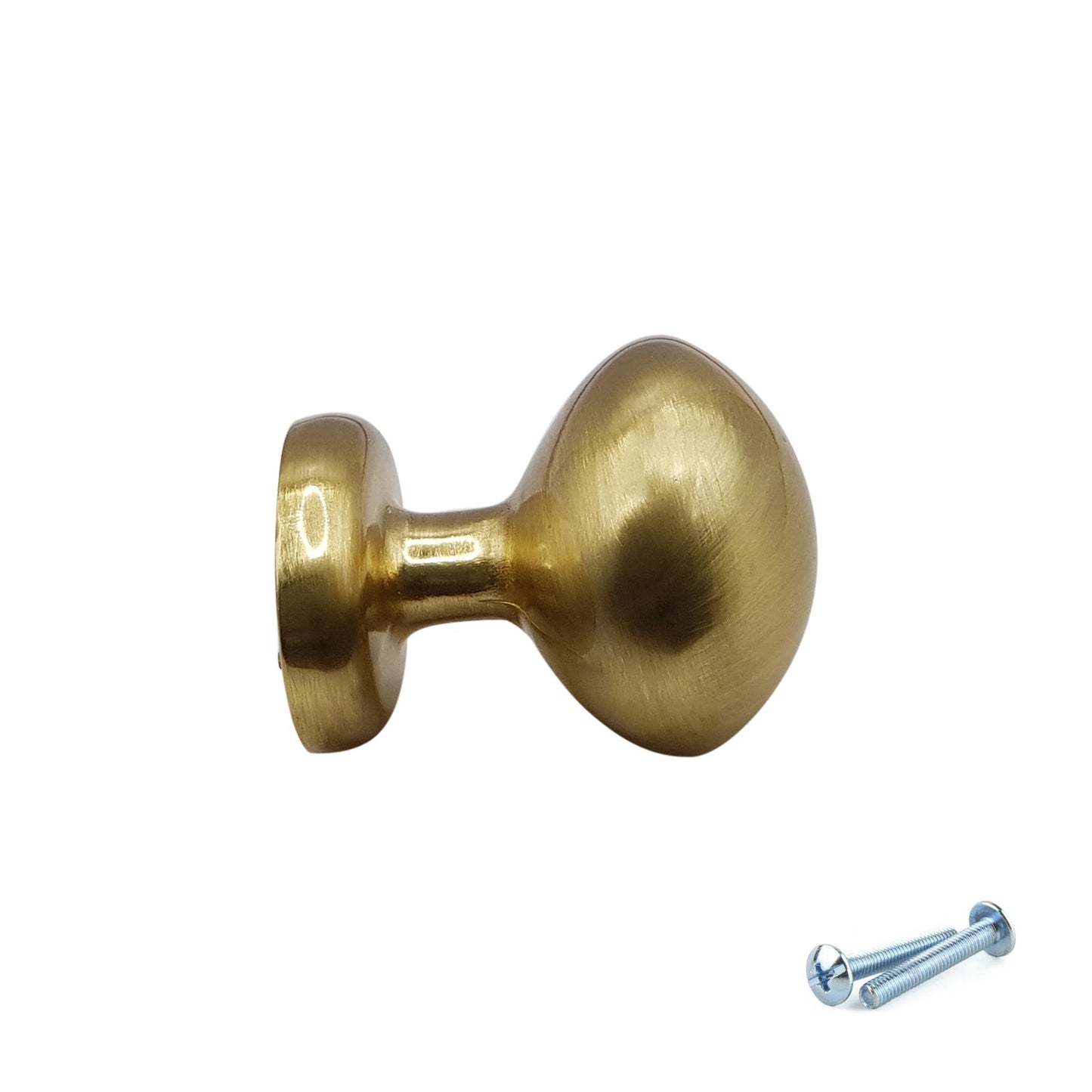 M4TEC Knob Handle Brushed Brass Door, Drawer & Cupboard VF9 Series