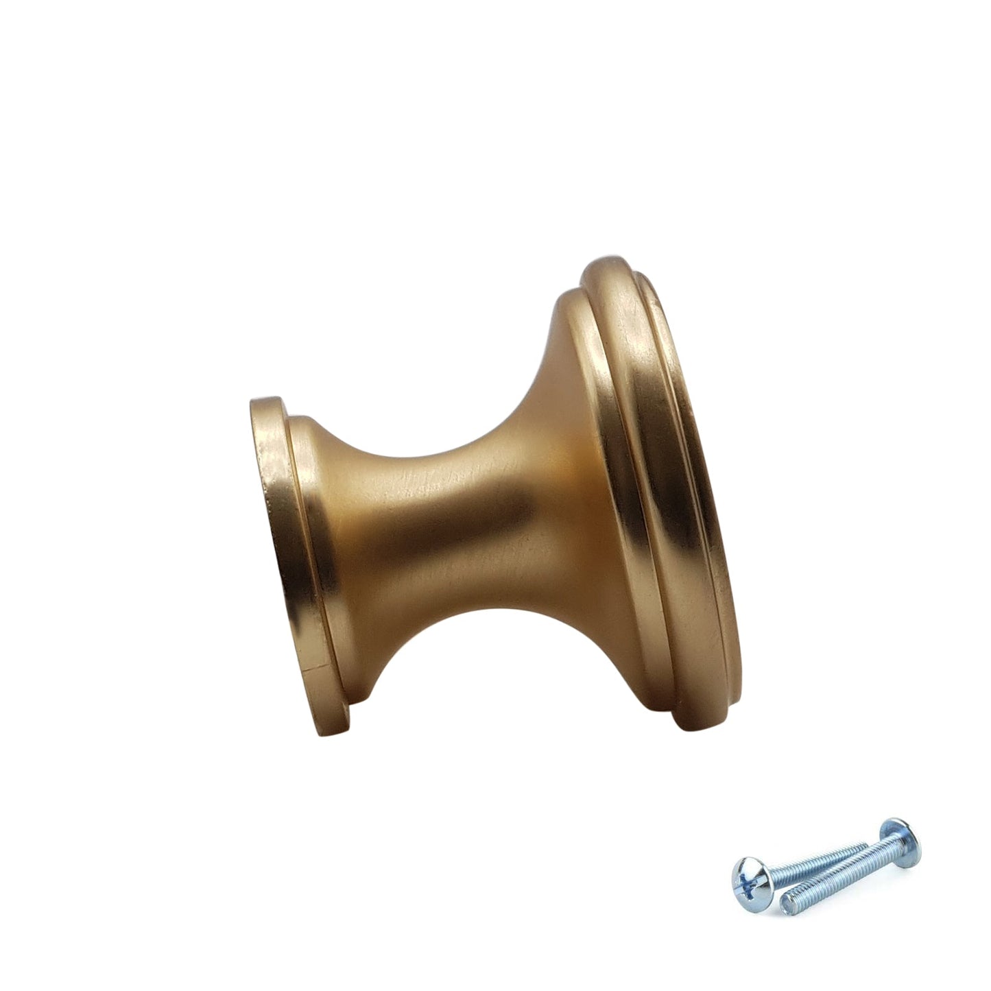 M4TEC Knob Handle Brushed Brass Doors or Cupboards VG7 Series 25mm