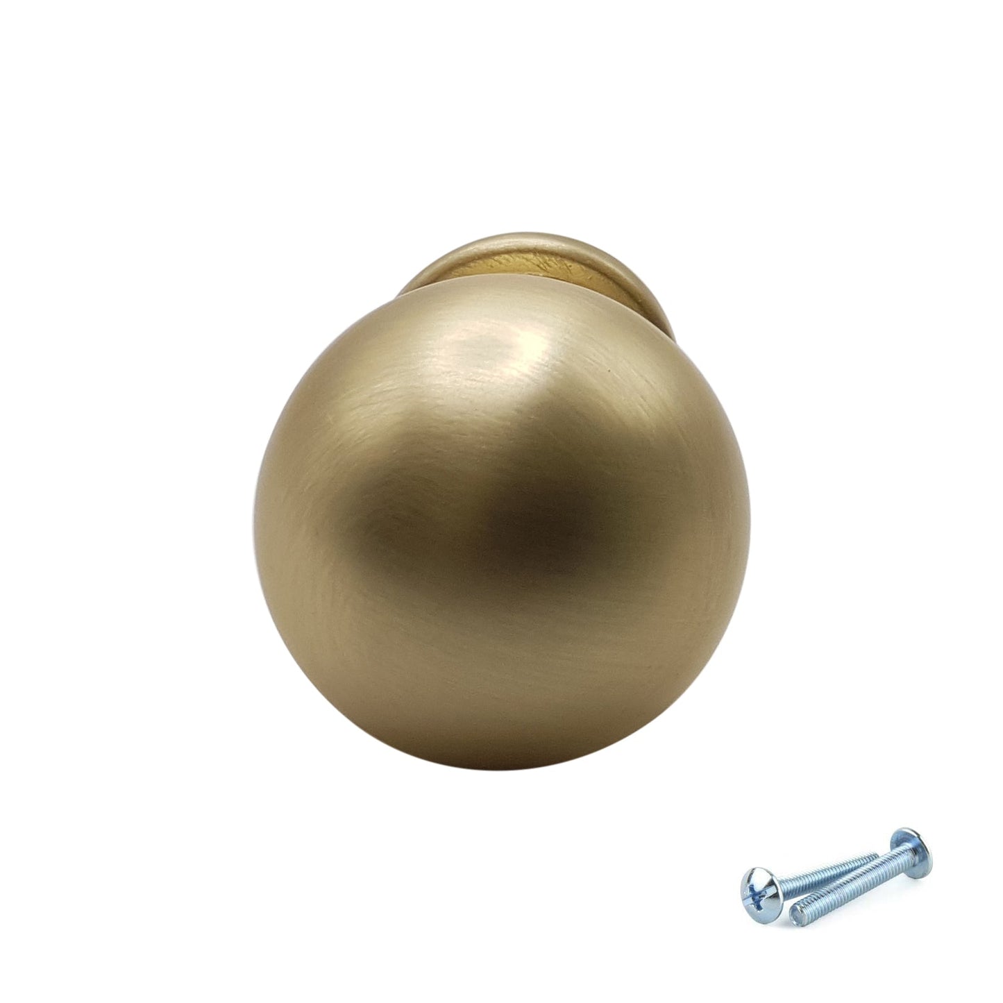 M4TEC Knob Handle Brushed Brass Doors or Cupboards VG9 Series