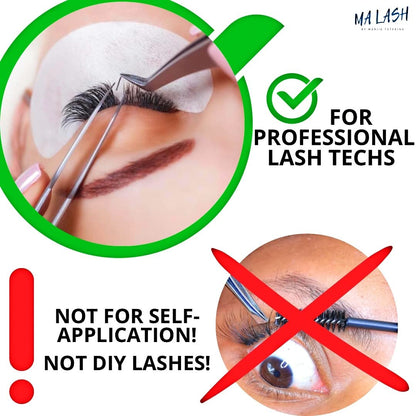 MA LASH Brown J 0.1 7-13mm: Premium Volume & Classic Eyelash Extensions in Dark Chocolate DC