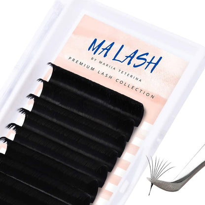 MA LASH M 0.07 10mm Eyelash Extensions – Premium Volume & Classic Lashes