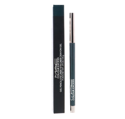 MAC Colour Excess Gel Pencil Eye Liner - Hell-Bent | Black with Multicolored Pearls 0.01 oz