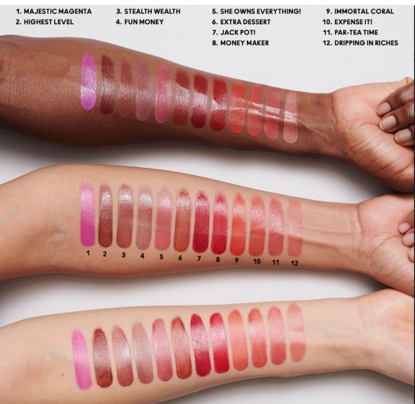 MAC Golden Girls Mini Lustreglass Lipstick Vault x12 – Travel-Size Collection