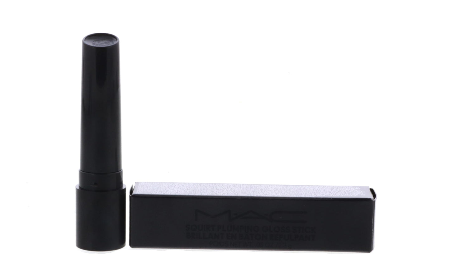 MAC Squirt Plumping Gloss Stick - 14 Jet (Black) | 0.08 oz / 2.3 g | Glossy Lip Shine