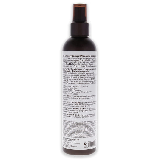 Macadamia Professional Pecan Leave-In Mist – Sulfate & Paraben Free, 8 Fl Oz