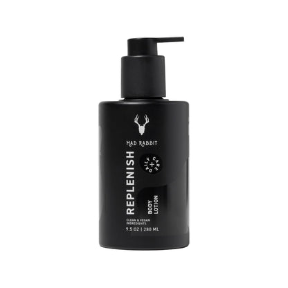 Mad Rabbit Replenish Tattoo Body Lotion – Fragrance-Free, Non-Greasy, Silicone-Free (9.5 oz)