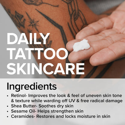 Mad Rabbit Replenish Tattoo Body Lotion – Fragrance-Free, Non-Greasy, Silicone-Free (9.5 oz)