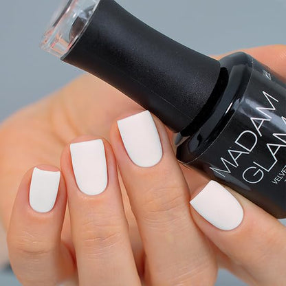 Madam Glam Velvet Matte Top Coat 15ml – No Wipe, Instant Dry, Long-Lasting Matte Finish