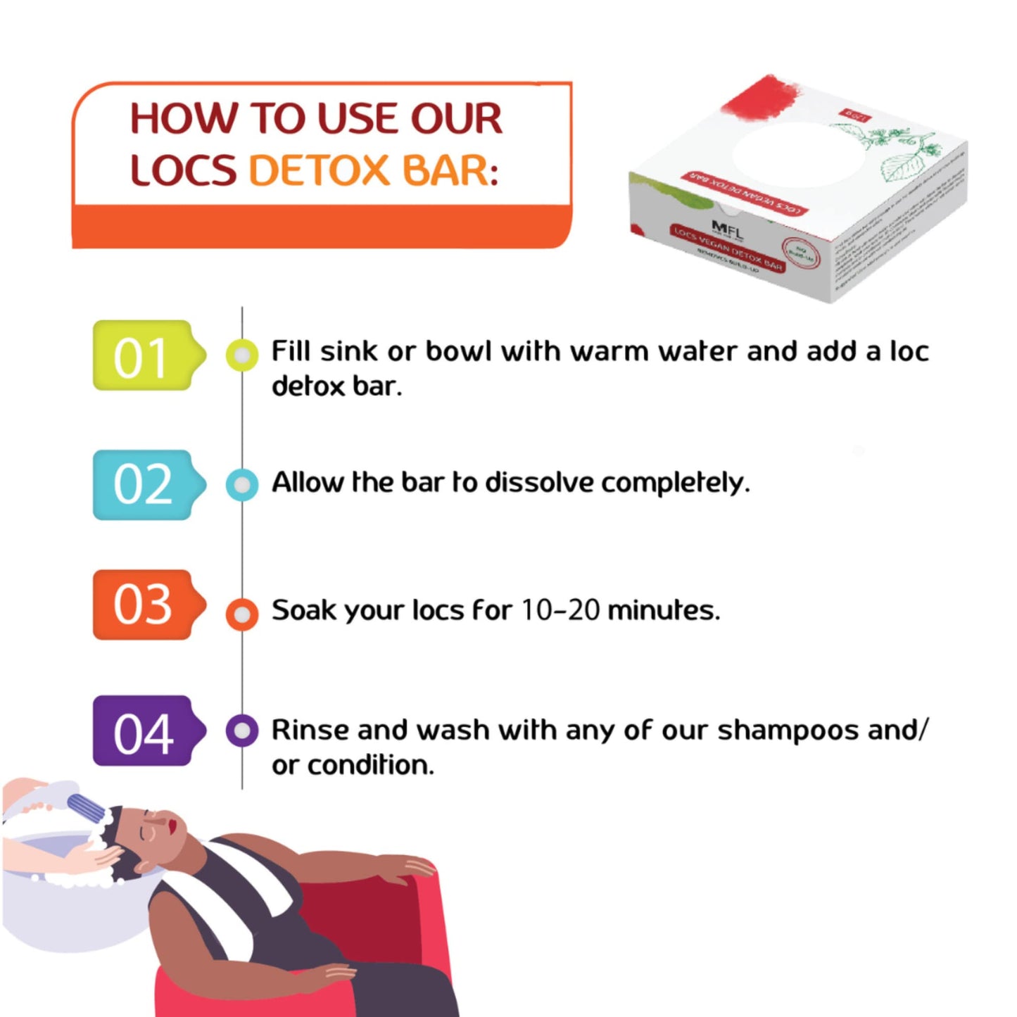 Made For Locs Vegan Detox Bar | Deep Clean for Locs | MFL