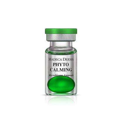 MADECA DERMA Phyto Calming Microbiome Ampoule – Hydration, Anti-Redness & Barrier Support (5 x 0.23 fl oz)