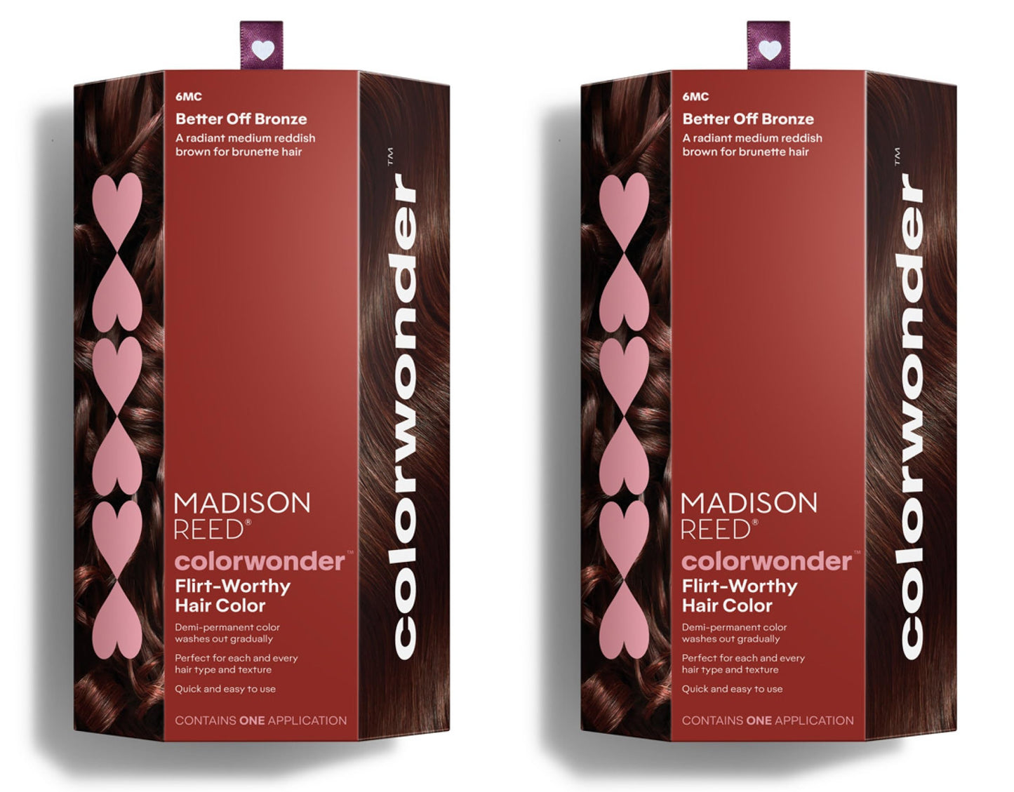 Madison Reed ColorWonder Demi-Permanent Hair Color – Better Off Bronze (6MC), Ammonia-Free, Cruelty-Free, Pack of 2
