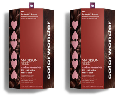 Madison Reed ColorWonder Demi-Permanent Hair Color – Better Off Bronze (6MC), Ammonia-Free, Cruelty-Free, Pack of 2