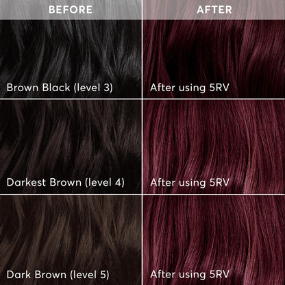 Madison Reed Radiant Hair Color Kit – 5RV Dark Garnet Red (Rimini Garnet) 2-Pack