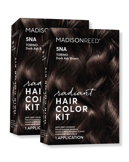 Madison Reed Radiant Hair Color Kit 5NA Torino Brown - 2-Pack, Ammonia-Free