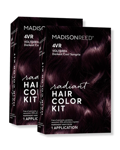 Madison Reed Radiant Hair Color Kit 4VR Dark Sangria – 2 Pack