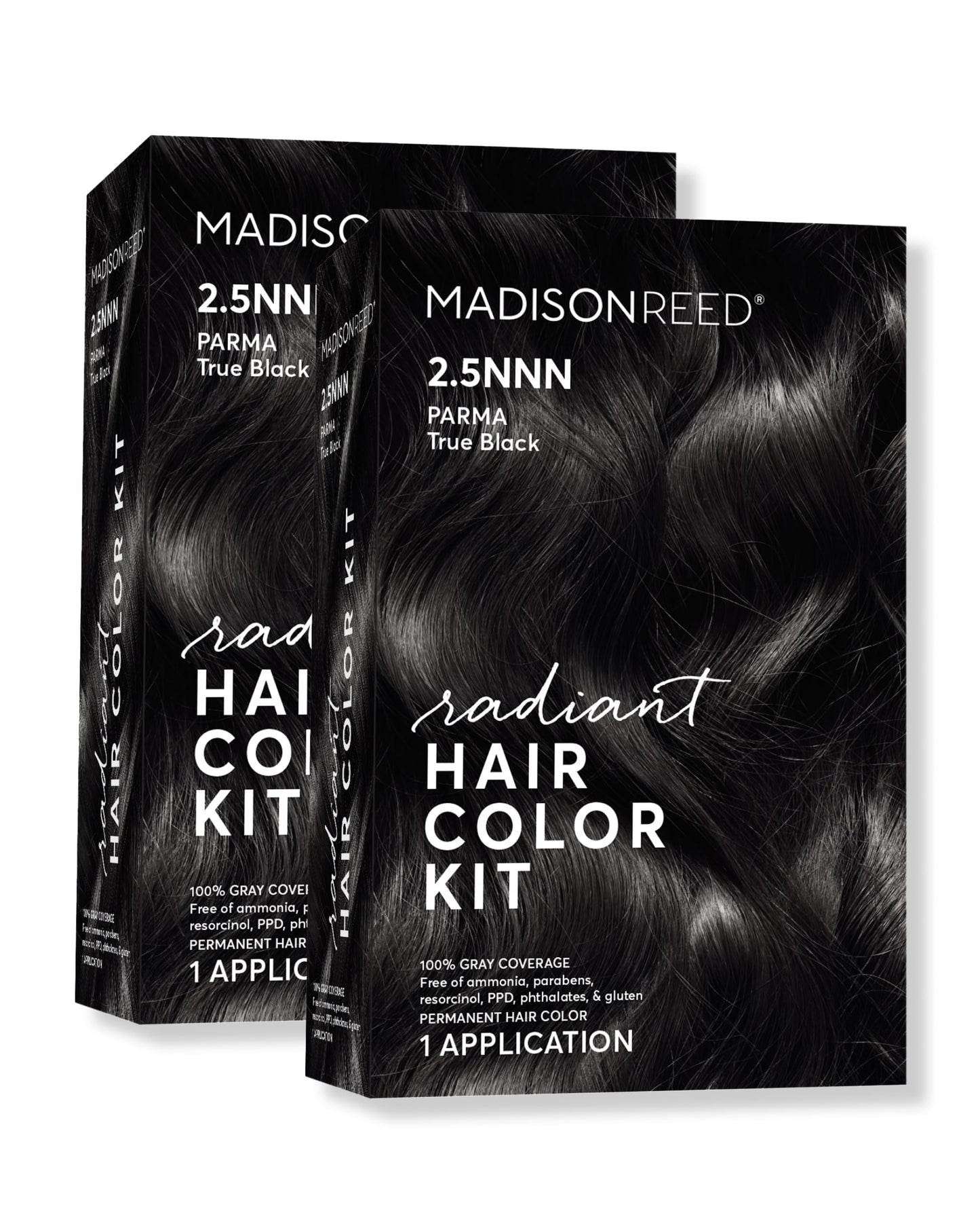 Madison Reed Radiant Hair Color Kit Soft Black Parma Black – 2-Pack | Ammonia & PPD-Free