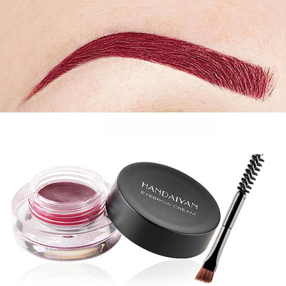 MAEPEOR 12 Colors Eyebrow Pomade — Full-Pigmented, Waterproof Cream Gel for Defined Brows