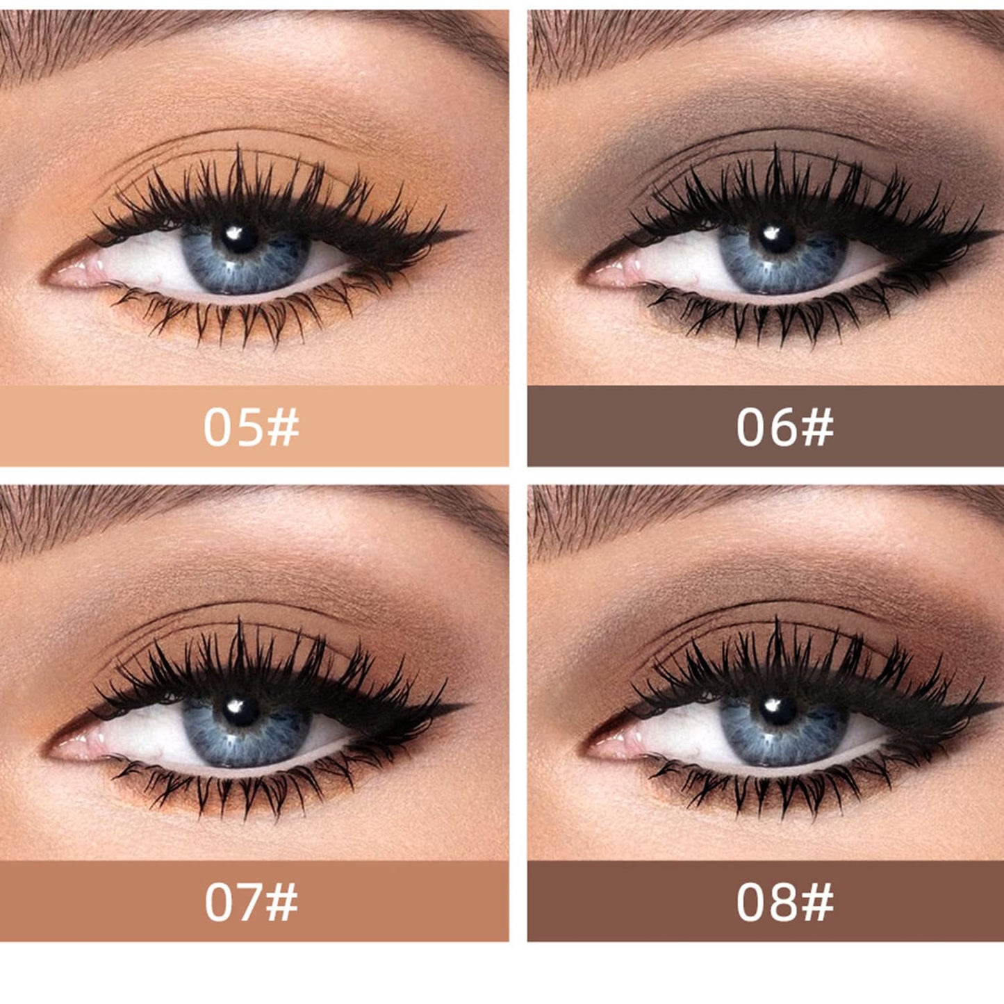 MAEPEOR Matte Liquid Eyeshadow – 8 Neutral Nude Shades | Waterproof, Long-Lasting & Lightweight