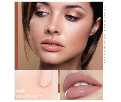 MAEPEOR 8-Piece Shimmer Lip Gloss Set | Non-Sticky, Hydrating Gloss with Long-Lasting Shine