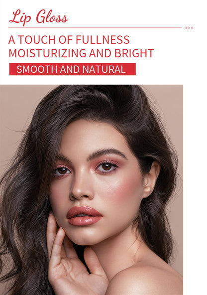 MAEPEOR Moisturizing Lipgloss Set — 6 Neutral Nude Shades for Hydrated Lips
