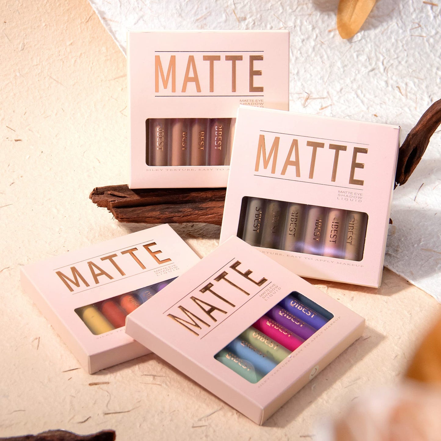 MAEPEOR Matte Liquid Eyeshadow | 8 Neutral Nude Shades – Matte, Waterproof, Long-Lasting