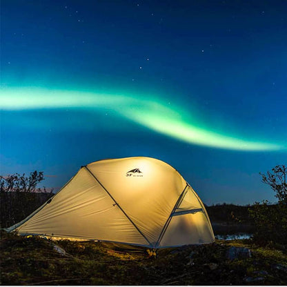 3F UL Gear Floating Cloud 2 Person Tent - Khaki 3 Season