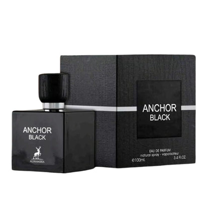Maison Alhambra Anchor Black Eau de Parfum for Men – 3.4 oz