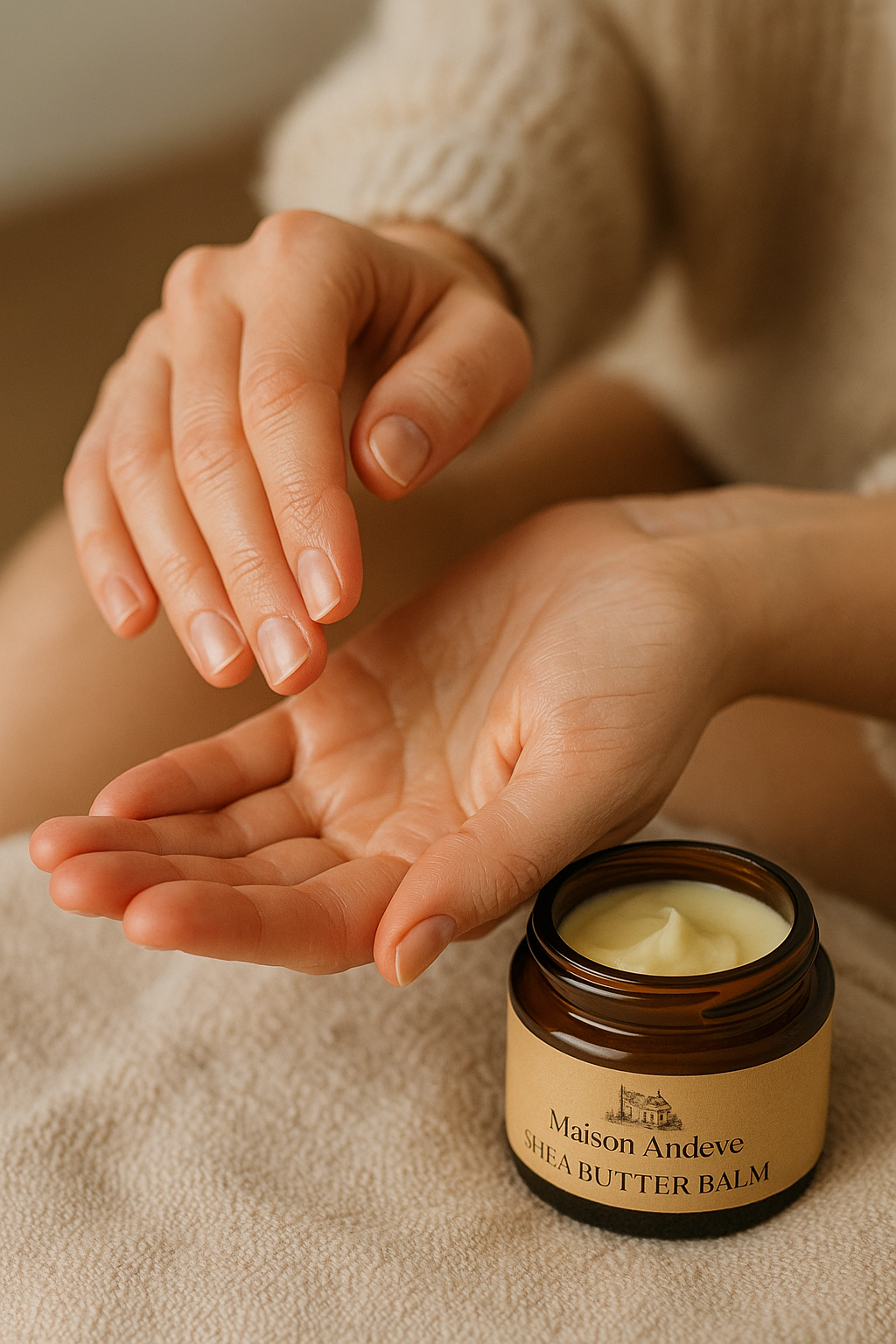 Shea Butter & Argan Oil Balm – Natural Moisturizer | Maison Andeve