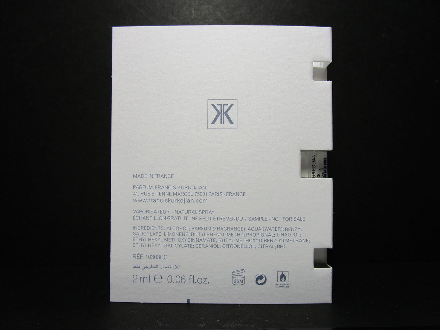 Maison Francis Kurkdjian AQUA UNIVERSALIS Eau de Toilette Vial Spray 2ml
