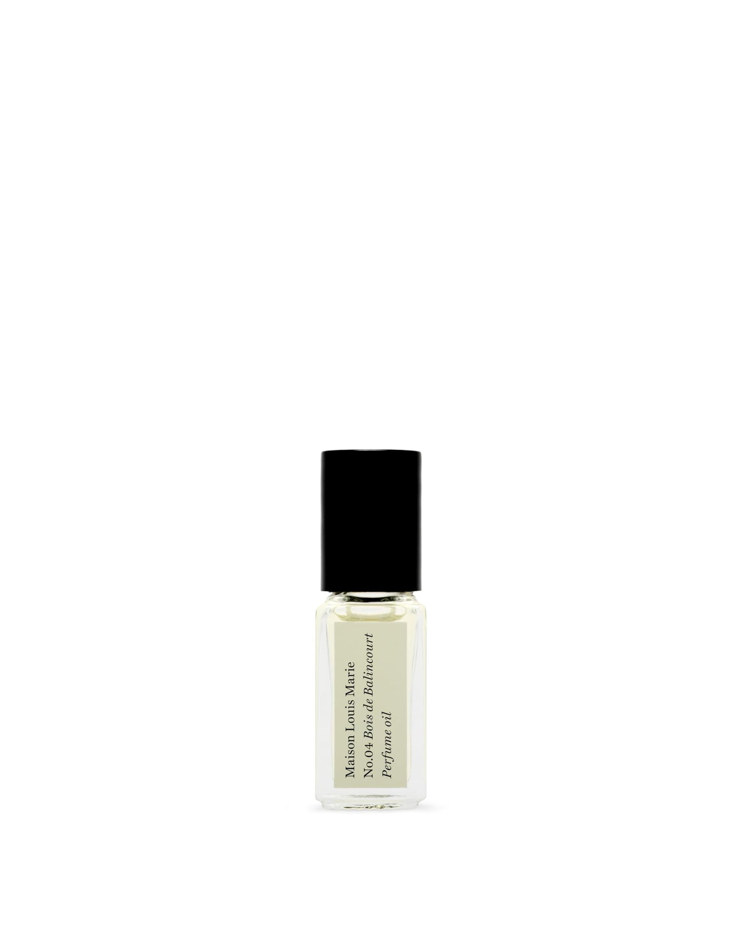 Maison Louis Marie No.04 Bois de Balincourt Roll-On Perfume Oil Sample | Luxury Clean Beauty + Non-Toxic Fragrance (0.1 fl oz / 3 ml)