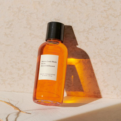 Maison Louis Marie No.04 Bois de Balincourt Natural Body Oil – Luxury Clean Beauty, Non-Toxic Fragrance (4 fl oz / 118 ml)
