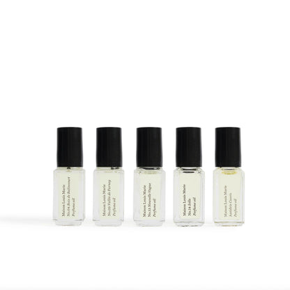 Maison Louis Marie 5-Piece Natural Roll-On Perfume Oil Discovery Set | Vegan, Cruelty-Free Fragrance Oils