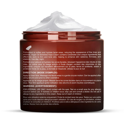 Majestic Pure Whipped Argan Oil Moisturizer – Hydration, Vitamin E & Ceramides – 8oz