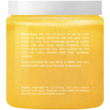 Majestic Pure Sweet Orange Body Scrub – Exfoliating Skin Care (10 oz)