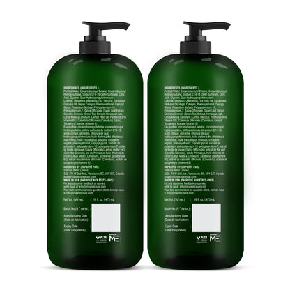 Majestic Pure Tea Tree Body Wash - Soothe Dry Skin & Irritation - Cruelty-Free, Sulfate-Free (16 fl oz Pack of 2)