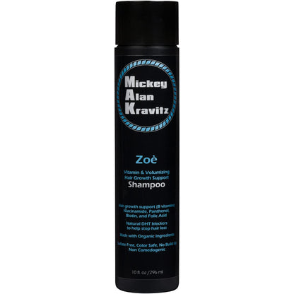 Zoe Vitamin & Volumizing Hair Growth Shampoo by MAK Hair | Biotin & Natural DHT Blockers