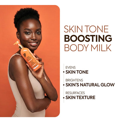 MAKARI Extreme Active Intense Carrot & Argan Oil Body Milk – Tone & Illuminate, 16.8 oz