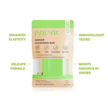 IYKYK by Makari Skin Goals Skincare Kit | Ginger Soap, Retinol Lotion & AHA + Niacinamide Serum | Vegan