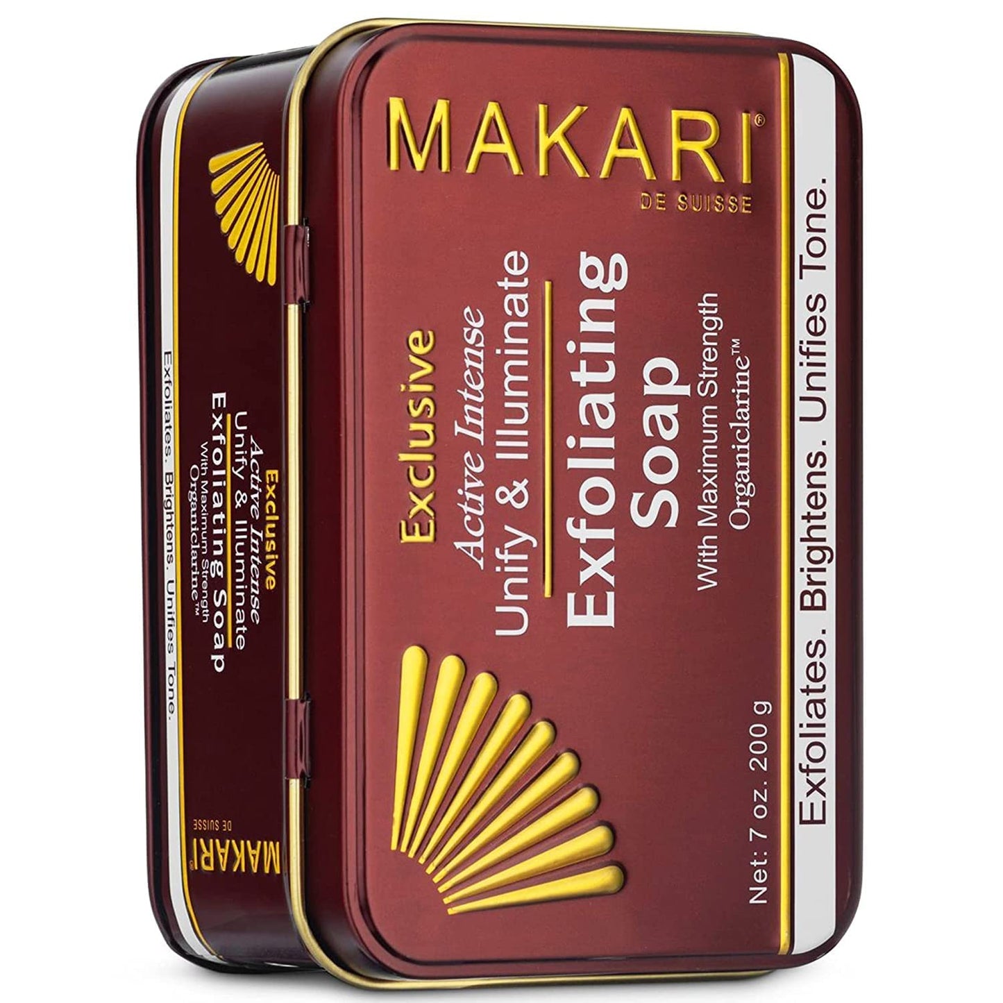MAKARI Exclusive 3-Piece Skincare Gift Set | Exfoliating Soap, Body Milk & Face Cream with Organiclarine