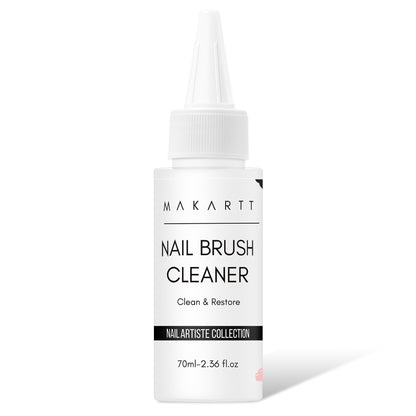 Makartt Nail Art Brushes Cleaner – 70ml Gel Brush Cleaner & Restorer for Nails