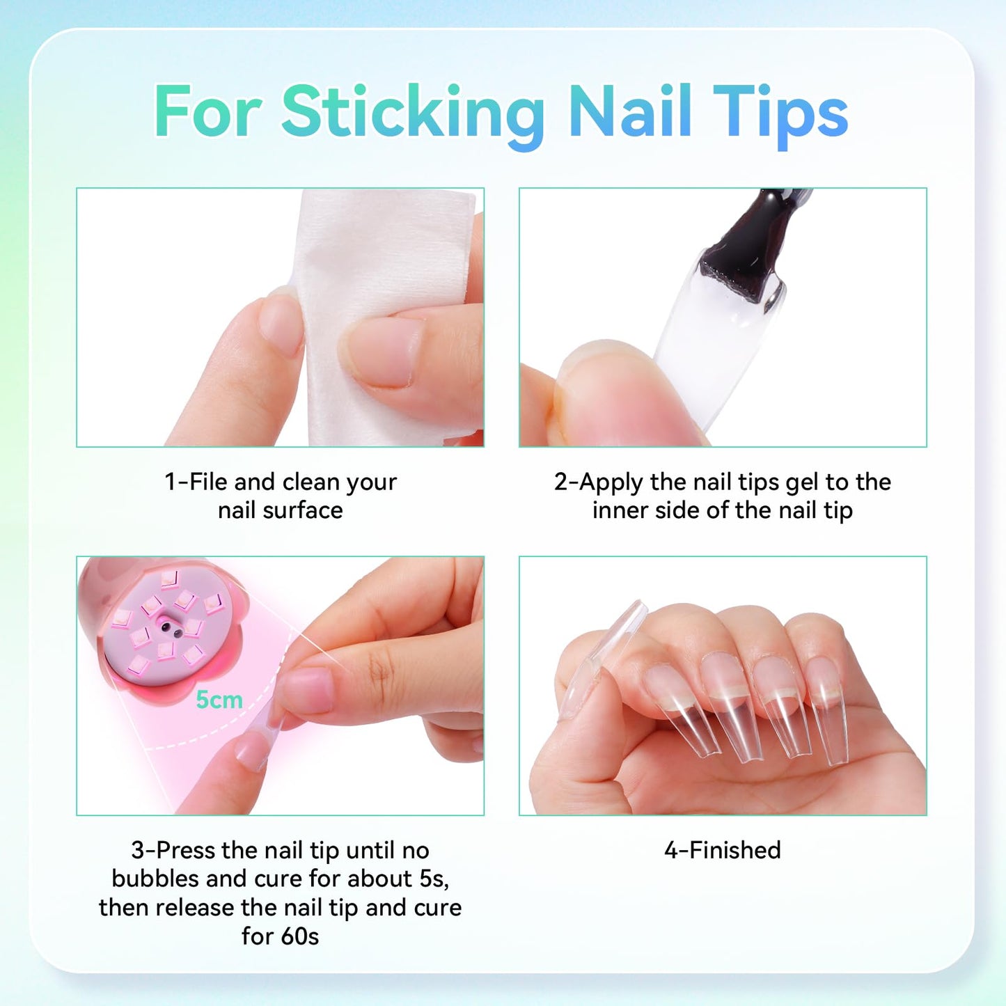 Makartt UV Nail Lamp Pink | Fast Gel Nail Curing, 4 Timers, Auto Sensor, 1800mAh