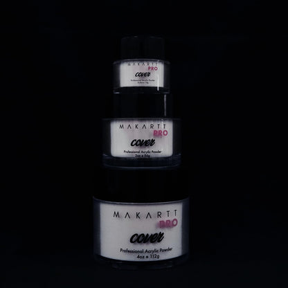 MakarttPro Acrylic Powder Creamy Almond 112g/4oz – Durable Nail Extension Cover for Pros