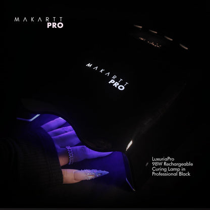 MakarttPro LuxuriaPro 98W Professional UV LED Nail Lamp | 42 LEDs, 5200mAh Cordless