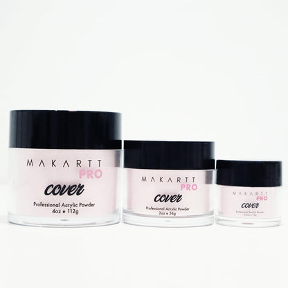 MakarttPro Acrylic Powder Set – 4 Cool-Tone Nude Powders (0.5oz each) for Nail Extensions