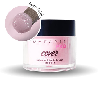 MakarttPro Rose Petal Acrylic Powder – Durable, Easy-Apply 56g/2oz
