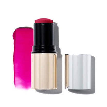 Make Beauty Heat Stroke Cream Blush Stick – Stimulated Hot Pink Dewy Cheek Tint