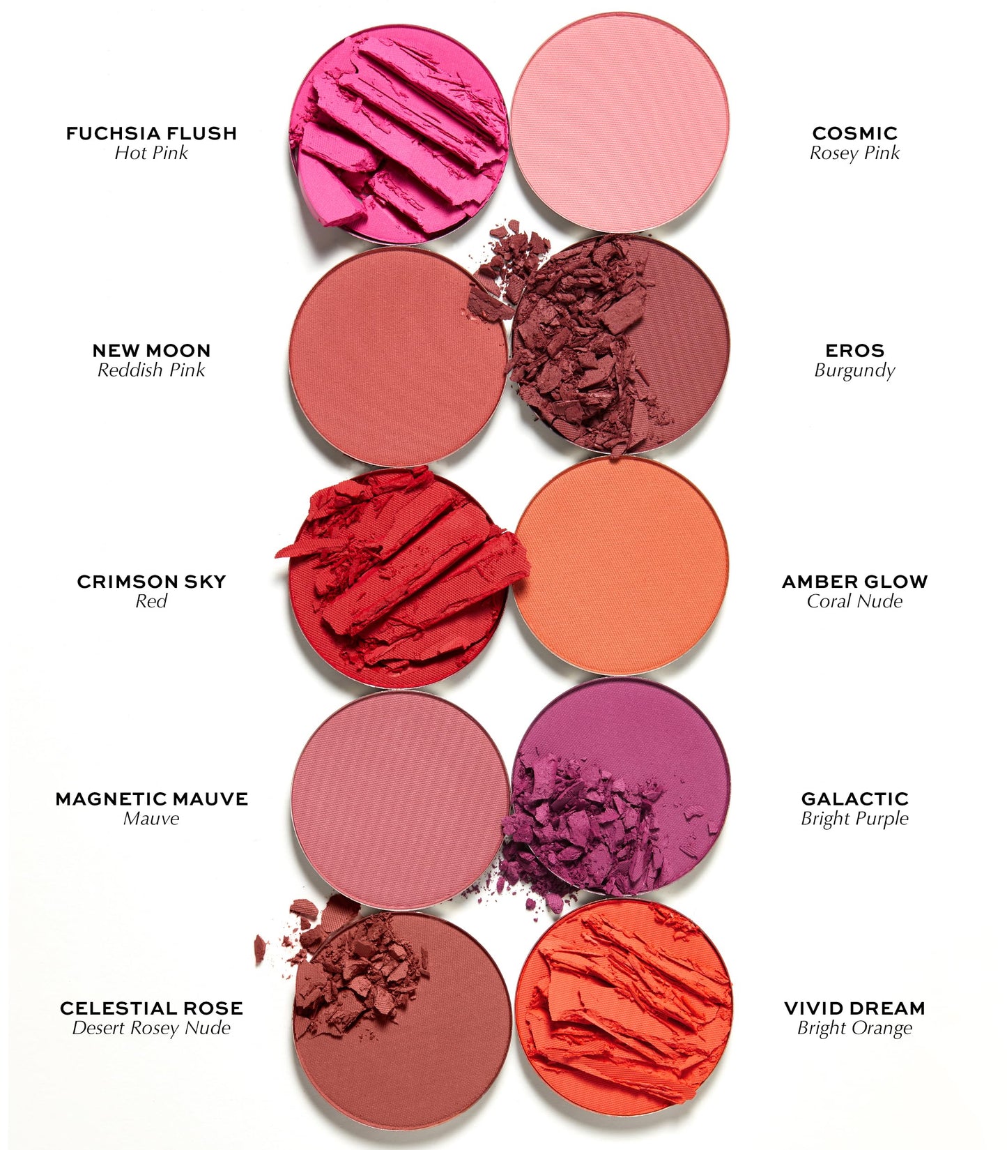 MAKE Beauty Skin Mimetic Blush – Vivid Dream Orange, Matte, Travel Size