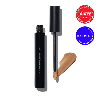 MAKE Beauty Skin Mimetic Concealer – Buildable Medium Coverage, Hydrating Concealer for Dark Circles (Medium Tan Neutral)